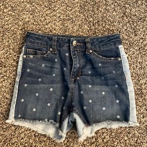 Girls jean shorts